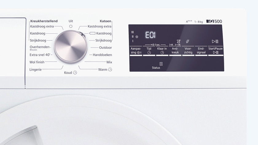 How do you solve a Siemens dryer error yourself? - Coolblue - anything for  a smile