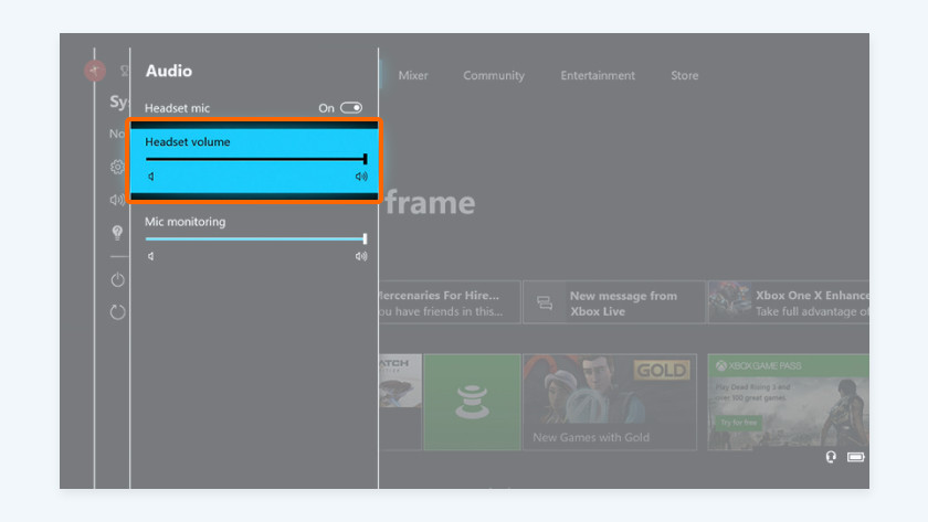 Headset setting best sale xbox one