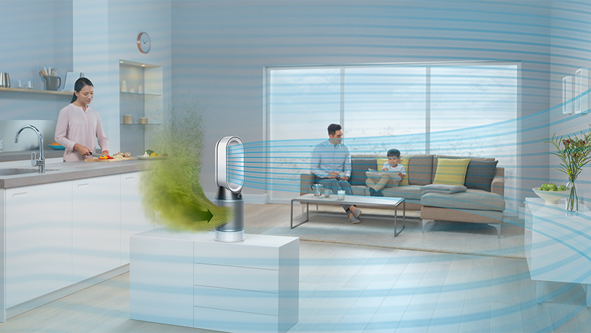 Dyson Pure Hot+Cool Wit/Zilver | Coolblue | Luchtreinigers