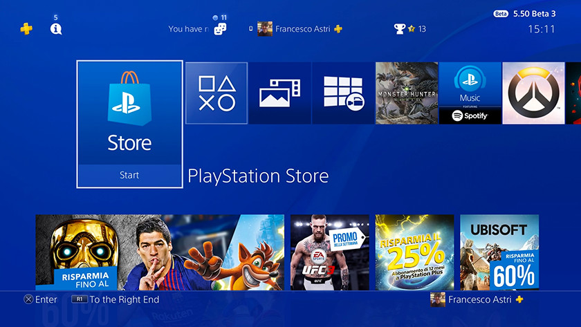 Playstation 4 store available in stores