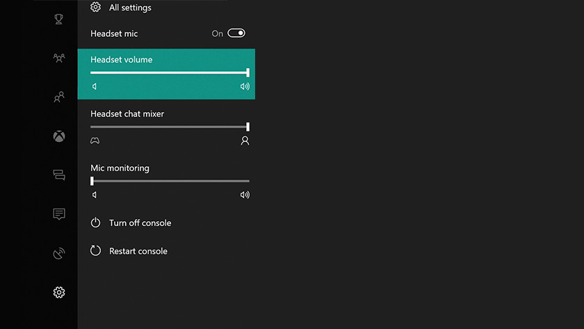 best xbox one headset settings