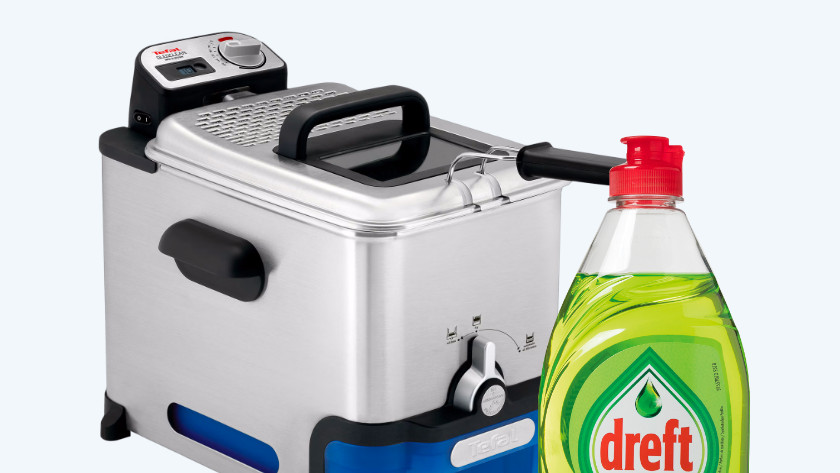 frituurpan schoonmaken dreft