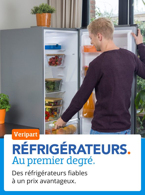 Quel système de charnières me faut-il pour mon réfrigérateur encastrable ?  - Coolblue - tout pour un sourire