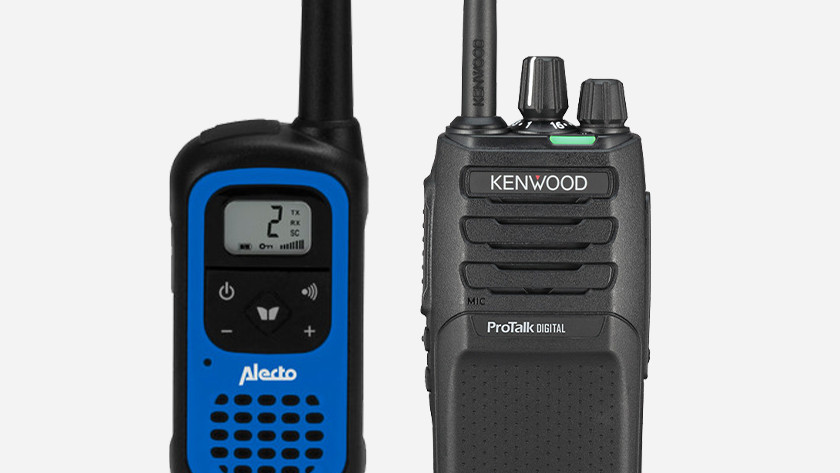 Hoe een walkie talkie? - Coolblue - alles glimlach