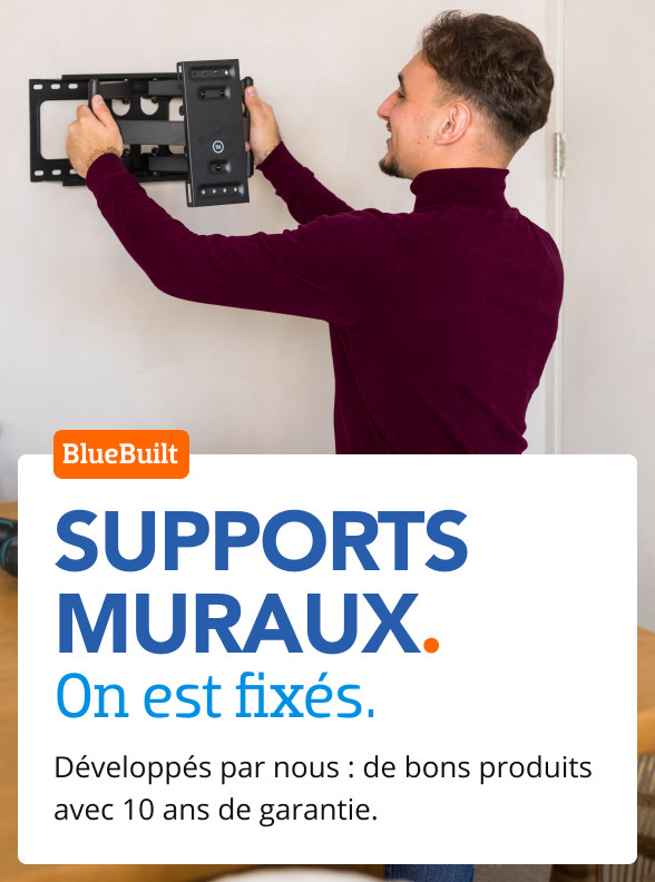 Support mural TV 65 pouces : Achat Support TV 65 pouces