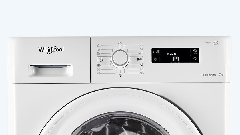 Whirlpool store dishwasher f7