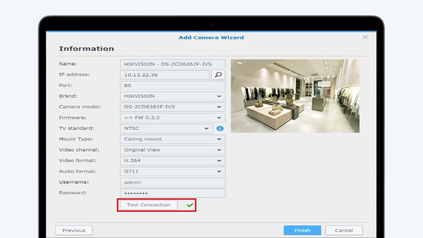 synology ip camera list