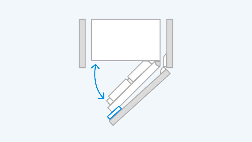 Fixed hinge integrated deals fridge