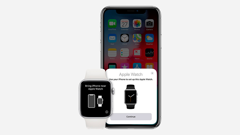 How to pair up hot sale apple watch with iphone