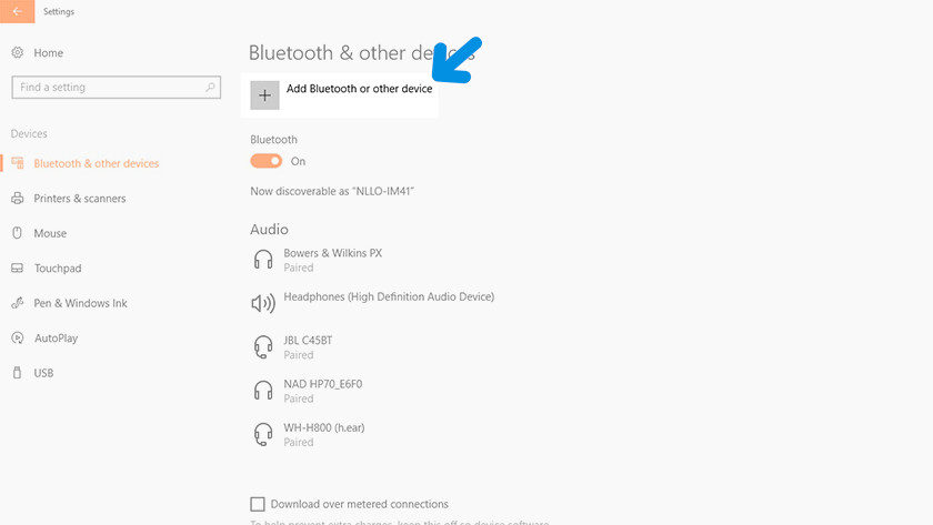 How to connect wireless discount earphones to laptop windows 10