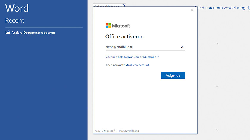microsoft office 365 activation without key