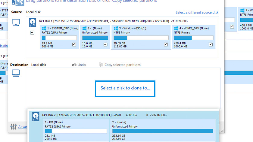 Cloning os sales to ssd