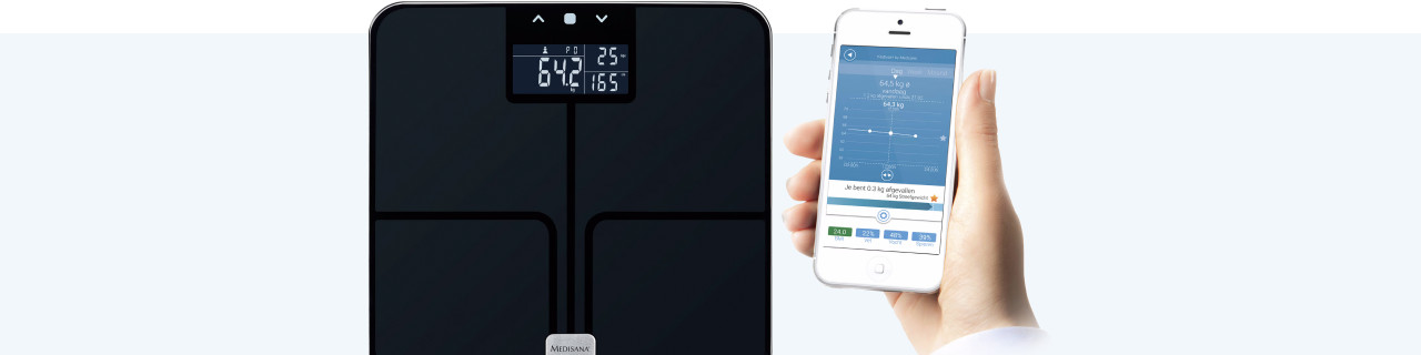 How do you link the VitaDock app to your Medisana scale?