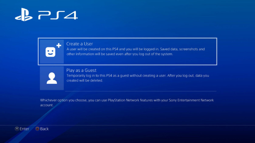 How to set up a sale ps4 account