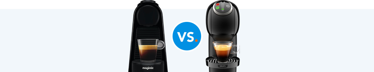 The difference between Nespresso VS Dolce Gusto pods