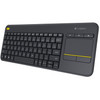 Logitech K400 Plus Wireless Touch Zwart QWERTY (Afbeelding 1 van 3)