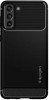 Spigen Rugged Armor Samsung Galaxy S21 Back Cover Zwart (Afbeelding 1 van 1)