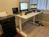 Euroseats Electric Sit-Stand Desk 160x80 Black/White (Image 3 of 5)