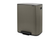 Brabantia Bo Pedal Bin 2x 30L Stainless Steel Fingerprint-Proof + Trash Bags (120 units) (Image 1 of 15)