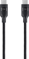 BlueBuilt Usb C naar Usb C Kabel 1,5m Nylon Zwart