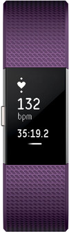 Fitbit Charge 2 Plum/Silver - S