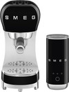 SMEG ECF12BLEU Black + Milk Frother