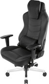 AKRacing, Gaming Chair Office Deluxe - Leer Onyx / Zwart