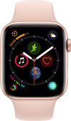 Apple Watch Series 4 44mm Goud Aluminium/Roze Sportband