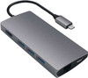 Satechi Usb C naar Usb A, Ethernet en HDMI Dock Space Grey