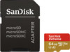 SanDisk MicroSDXC Extreme 64GB 160MB/s + SD Adapter
