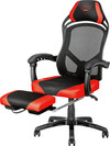 Trust GXT 706 Rona Gaming Stoel met Voetsteun Zwart/Rood