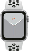 Apple Watch Nike Series 5 40mm Zilver Aluminium / Witte Sportband