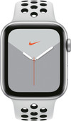 Apple Watch Nike Series 5 44mm Silver Aluminum/White Sport Band