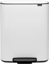 Brabantia Bo Pedal Bin 2 x 30 Liter White