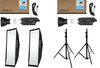 Nanlite FS300B LED Bi-Color Dual Kit (met lightstand en softbox)