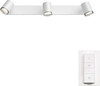 Philips Hue Adore Bathroom Recessed Spot Light White Ambiance 3-lichts White - Bar