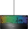 SteelSeries Apex 3 RGB Gaming Keyboard QWERTY