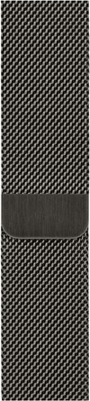 Apple Watch 42/44/45 mm Polsband Milanees Grafiet