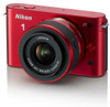 Nikon 1 J1 Rood + 1 Nikkor VR 10-30 mm