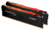 Kingston HyperX 32GB 2666MHz DDR4 CL16 DIMM (Kit of 2) Fury RGB