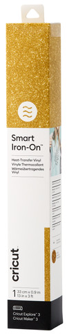 Cricut Smart Iron-on 33x91 Glitter Gold