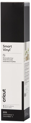 Cricut Smart Vinyl Verwijderbaar 33x640 Zwart