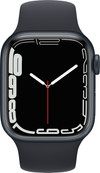 Apple Watch Series 7 41mm Middernacht Aluminium Middernacht Sportband