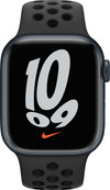 Apple Watch Nike Series 7 41mm Black Aluminum Midnight Sport Band