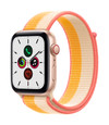 Apple Watch SE 4G 44mm Rose Gold Aluminum Maize/White Nylon Sport Loop