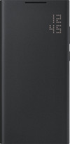Samsung Galaxy S22 Ultra Led View Book Case Zwart