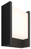 Philips Hue Fuzo White Wall Lamp Black Wide