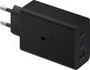 Samsung Super Fast Charging Oplader met 3 Usb Poorten 65W Zwart