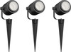 Calex Smart Outdoor Grondspot RGB en Warm Wit licht 3-Pack
