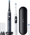 Oral-B iO Series 7 Zwart en Wit Duo Pack met extra opzetborstel